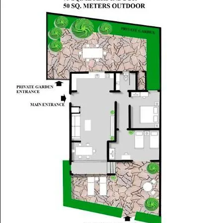 Cozy Garden Apt With Pool דירה *